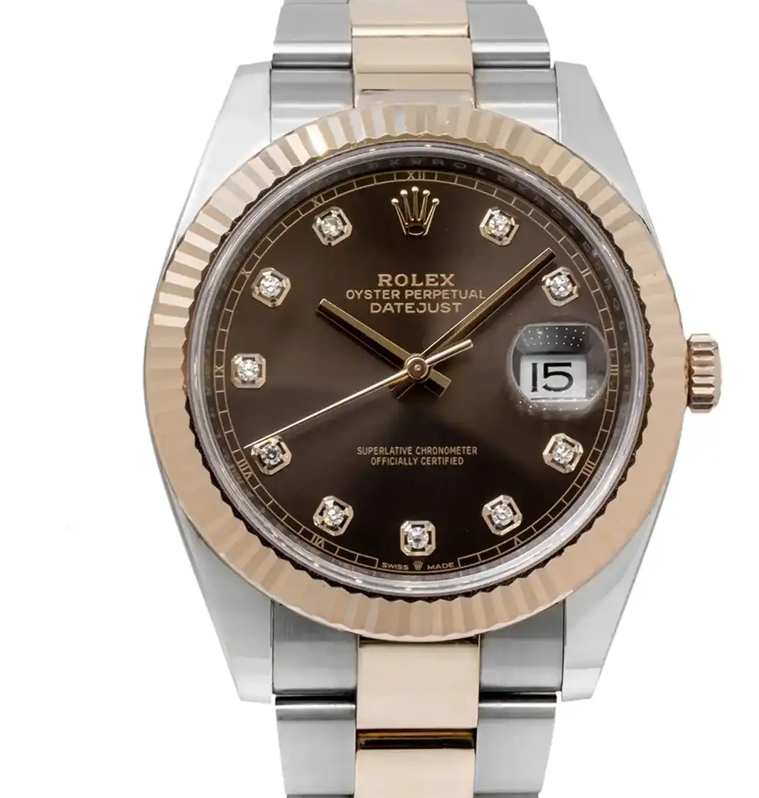 Prestigious Jewelers Rose 126331 Steel Gold Datejust & Stainless Rolex 0706